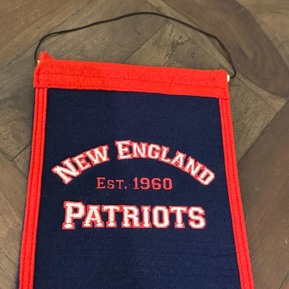 New England‎ Patriots Vintage Pennant Banner Team Logos 1961 1993 2000